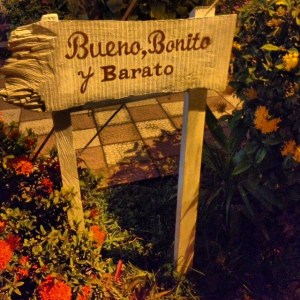 bueno, bonito y barato